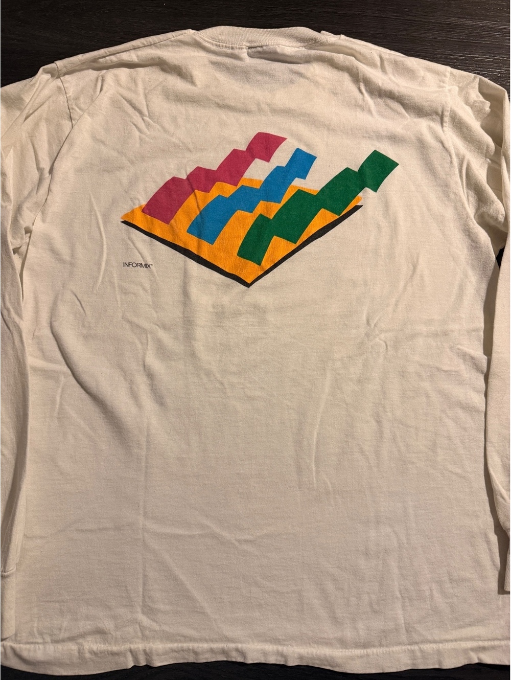 Vtg 1989 Informix Wingz Mac Tech Long Sleeve XL